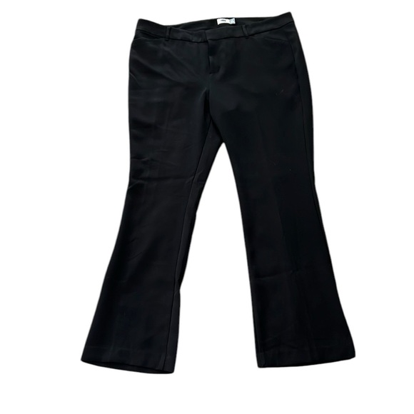 Black Flared Dress Pants - Picture 1 of 3